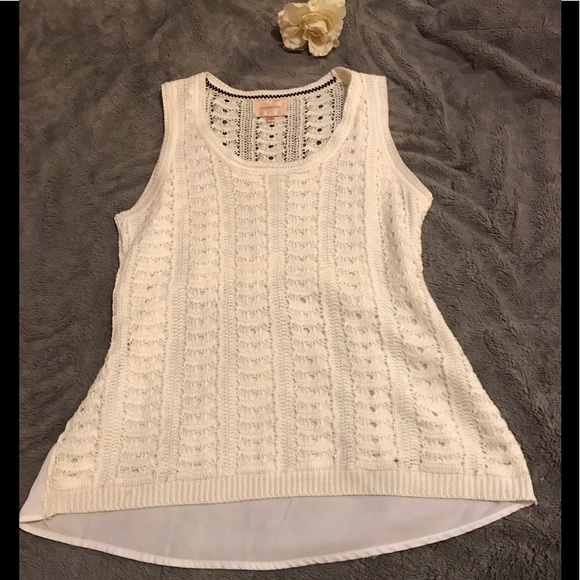 Skies Are Blue Tops - Stitch fix 🌹Skies Are Blue crocheted tank blouse